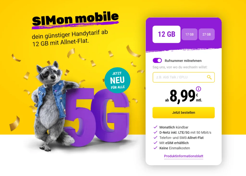 Simon Mobile Tarif