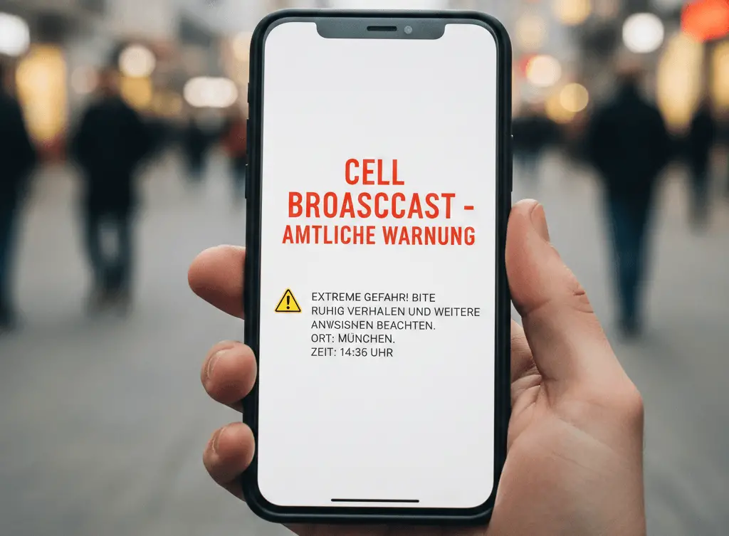 Cell Broadcast Warnung