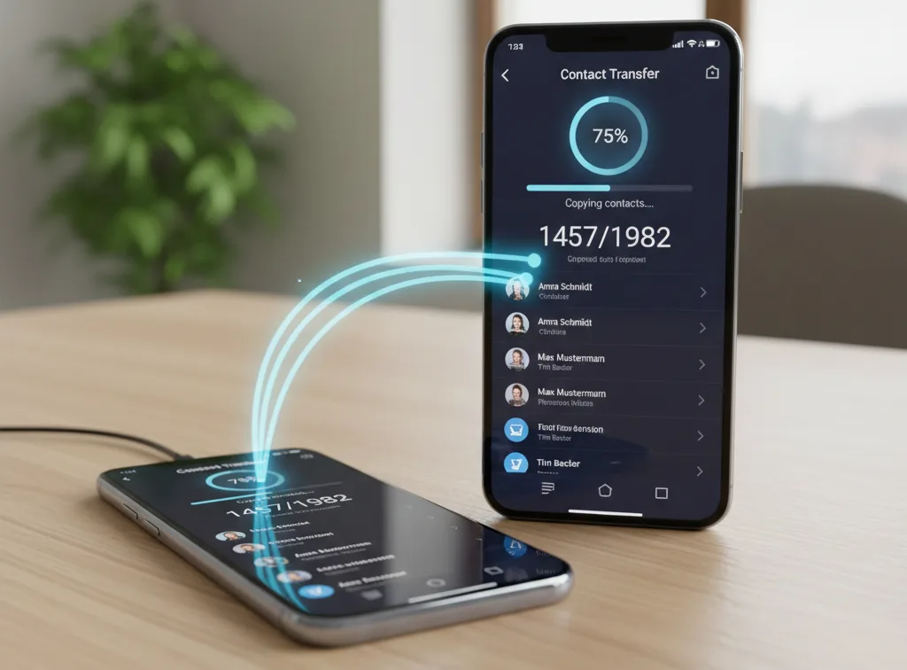 Kontakte vom alten zu neuen iPhone erfolgreich übertragen