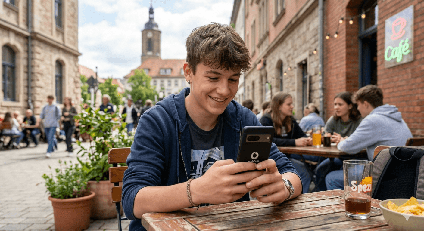 Vodafone Young S, M und L – die Tarife für Jugendliche und Studenten bis 28 Jahre