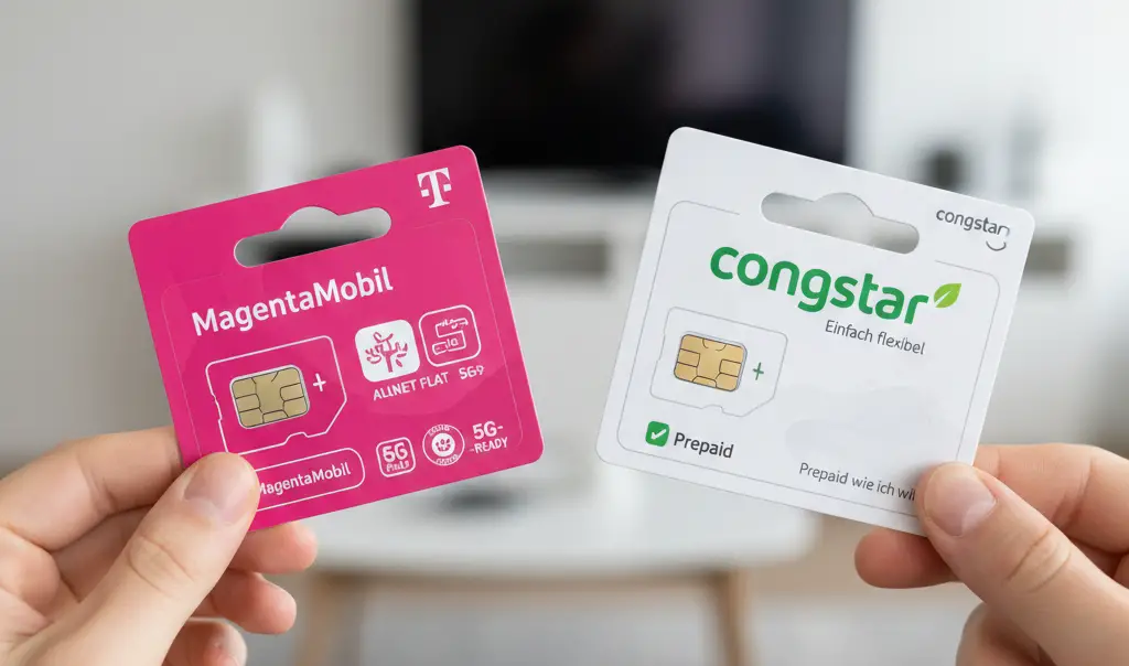 Congstar oder Telekom Prepaid Tarife – das sind die Unterschiede