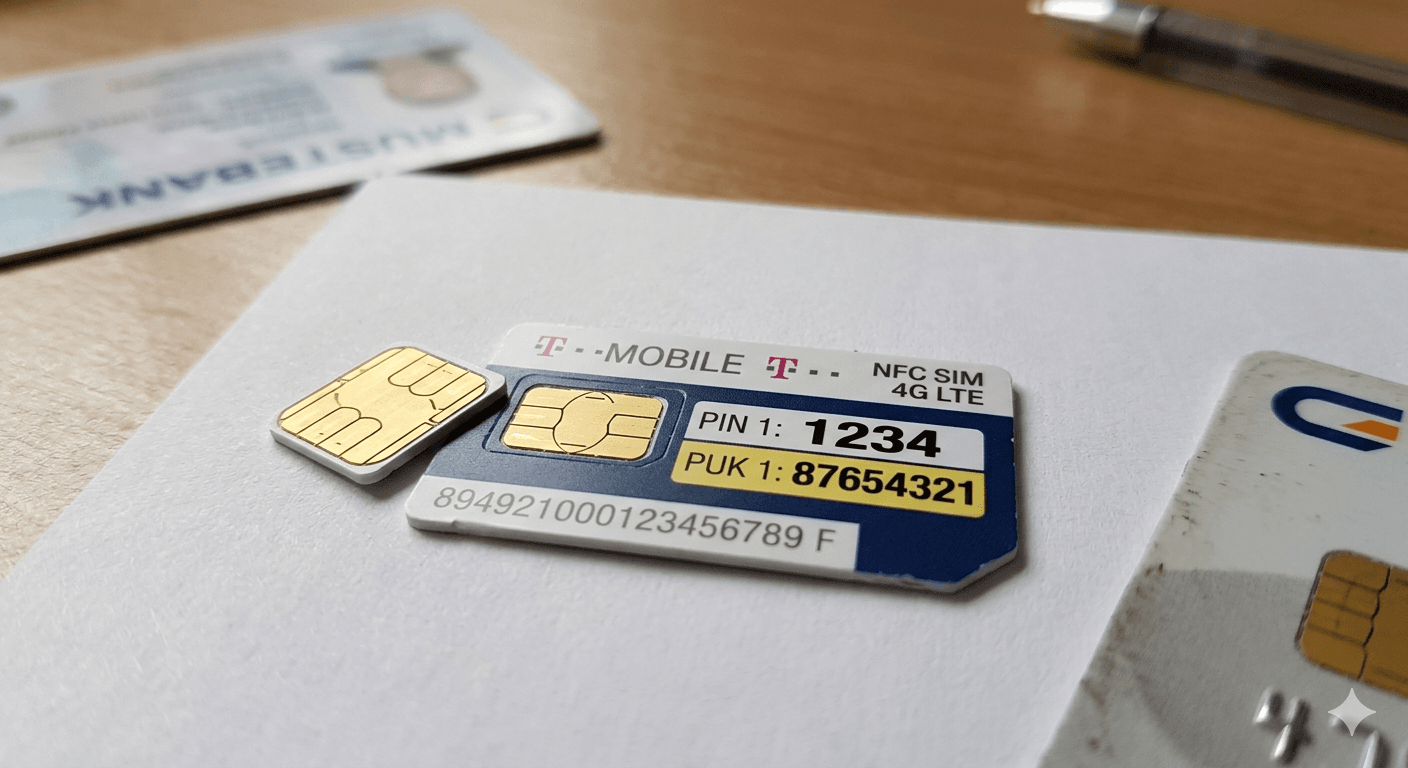 So entsperrt man mit der PUK-Nummer die Sim Karte