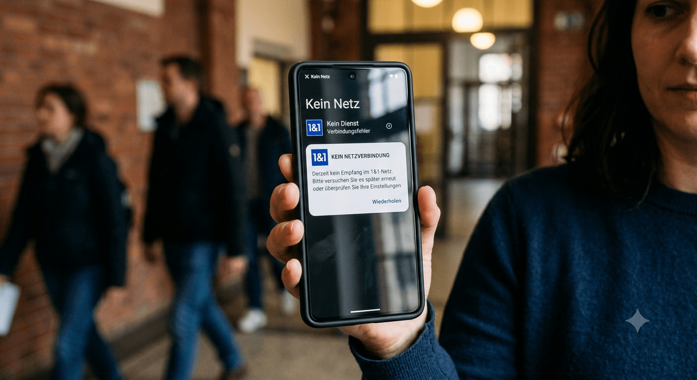 Kein Handyempfang und kein Netz bei 1&1? Diese Tipps können helfen!