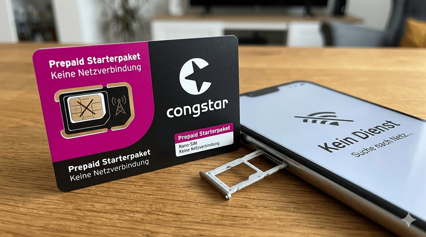 Congstar – Was tun wenn man kein Netz und keinen Empfang hat?