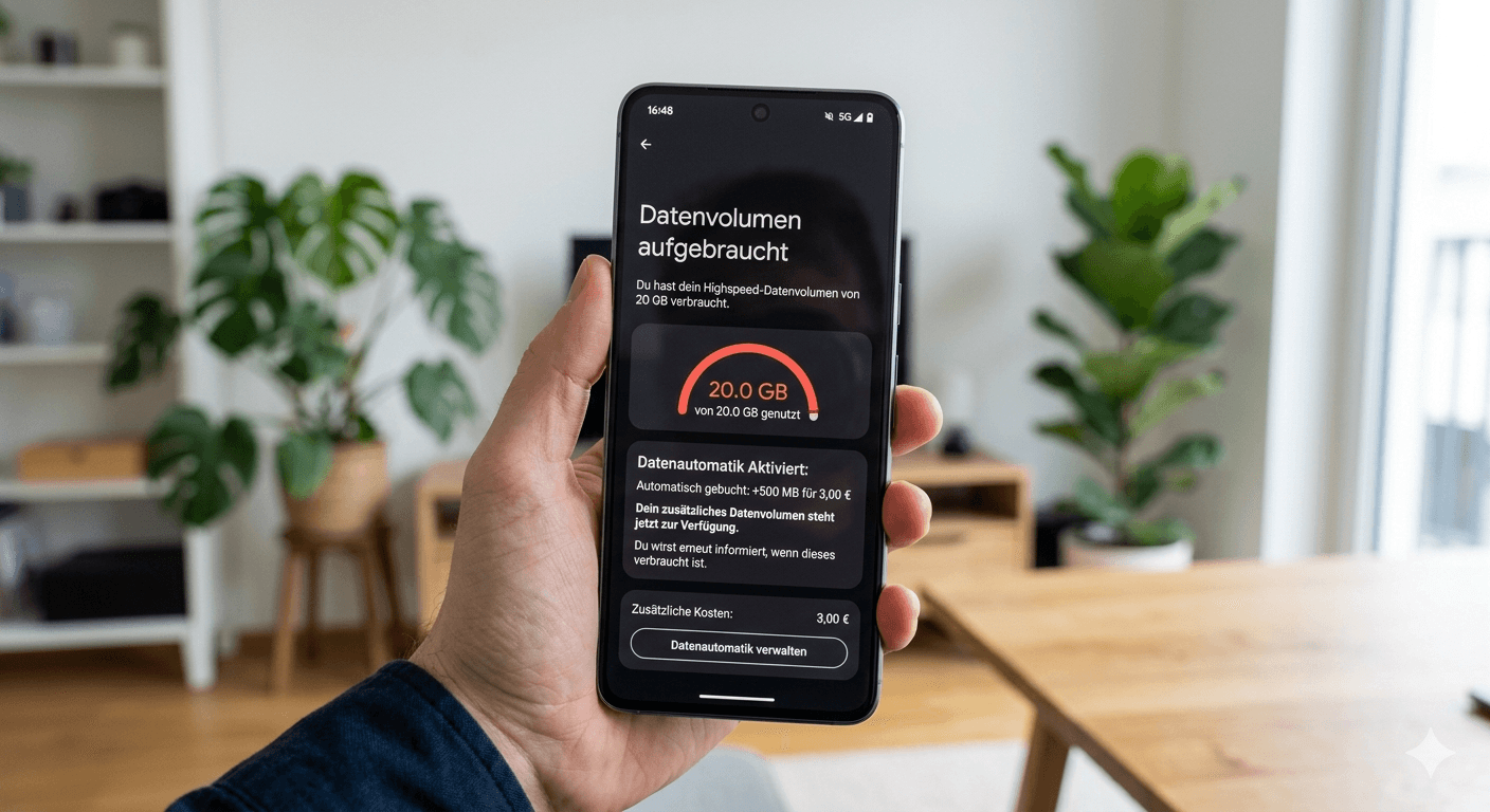 Handytarife und Flatrates ohne Datenautomatik im Überblick