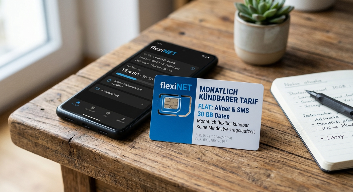 Monatlich kündbare Tarife für Handys und Smartphones im Vergleich