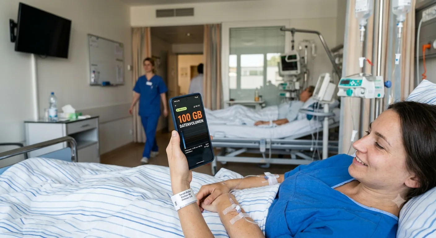 Die richtigen Sim und mobiles Internet für Krankenhaus, Kur und Reha