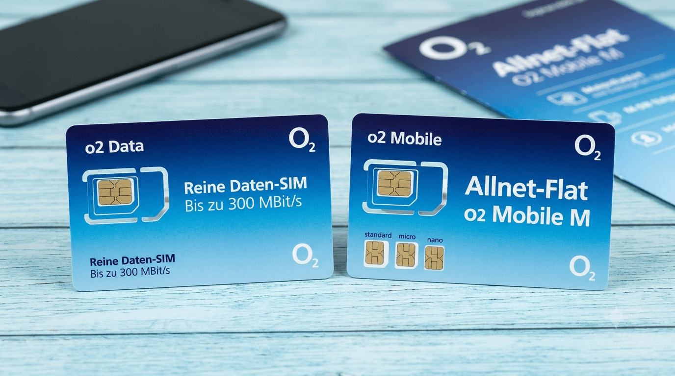 o2 Data oder O2 Mobile – das sind die Unterschiede