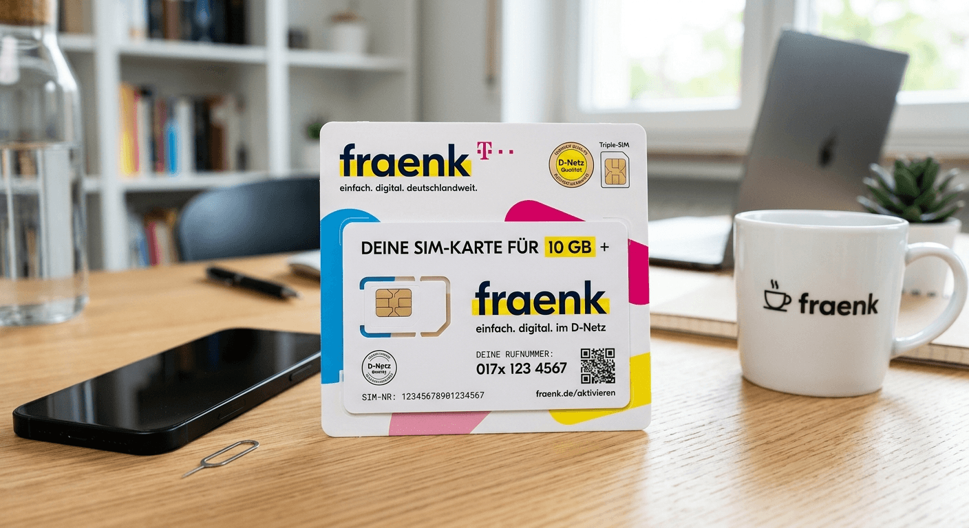 fraenk Handytarif und Flatrates – lohnt sich der D1 NeTz Tarif?