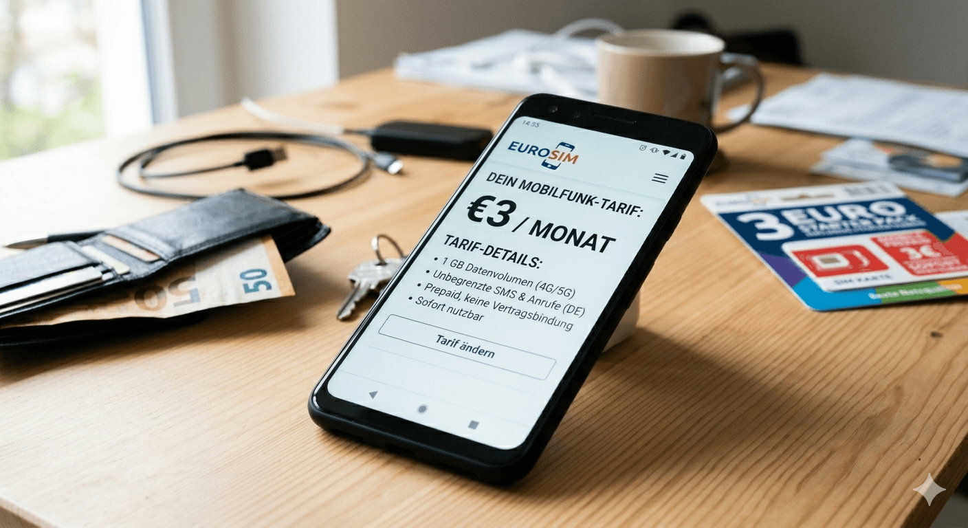 Die besten Angebote und Tarife für 2.99 Euro oder 3 Euro monatlich