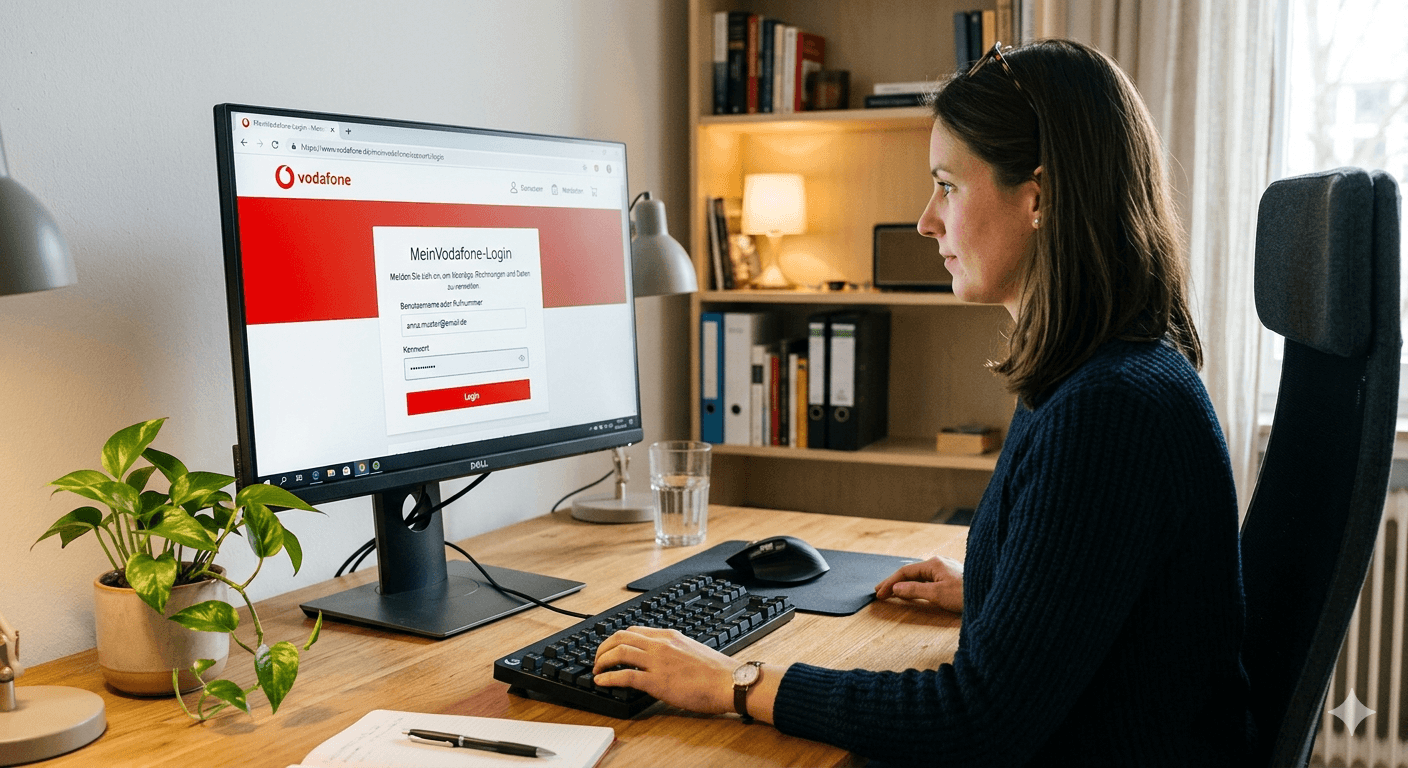 Vodafone Login in „MeinVodafone“ und „MeinCallYa“