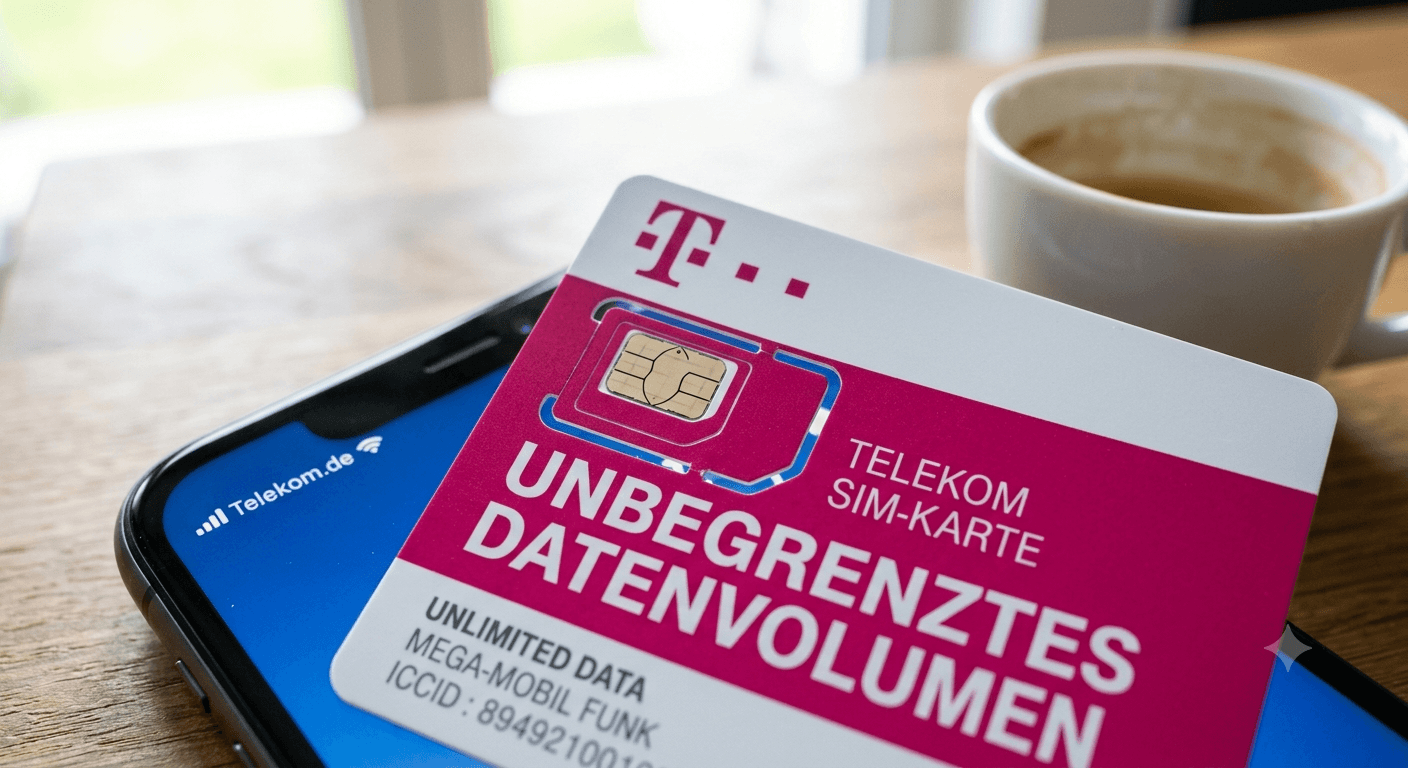 Tarifüberblick: unbegrenztes Datenvolumen im Telekom (D1) Netz